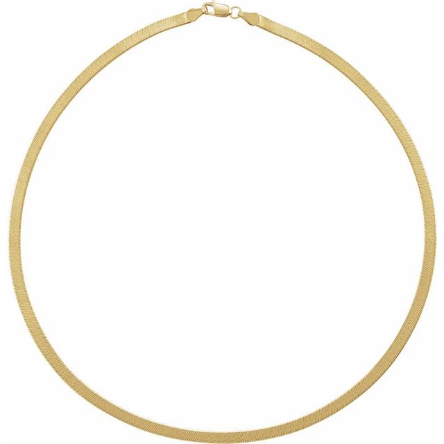Venus Rising™ Herringbone 18k Gold Chain - The Original Waterproof Chain