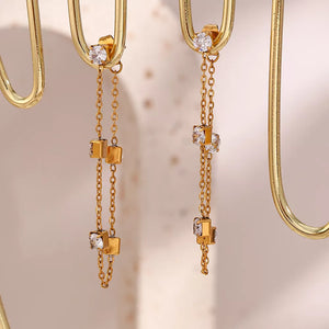 Celeste 18K Gold-Plated Earrings