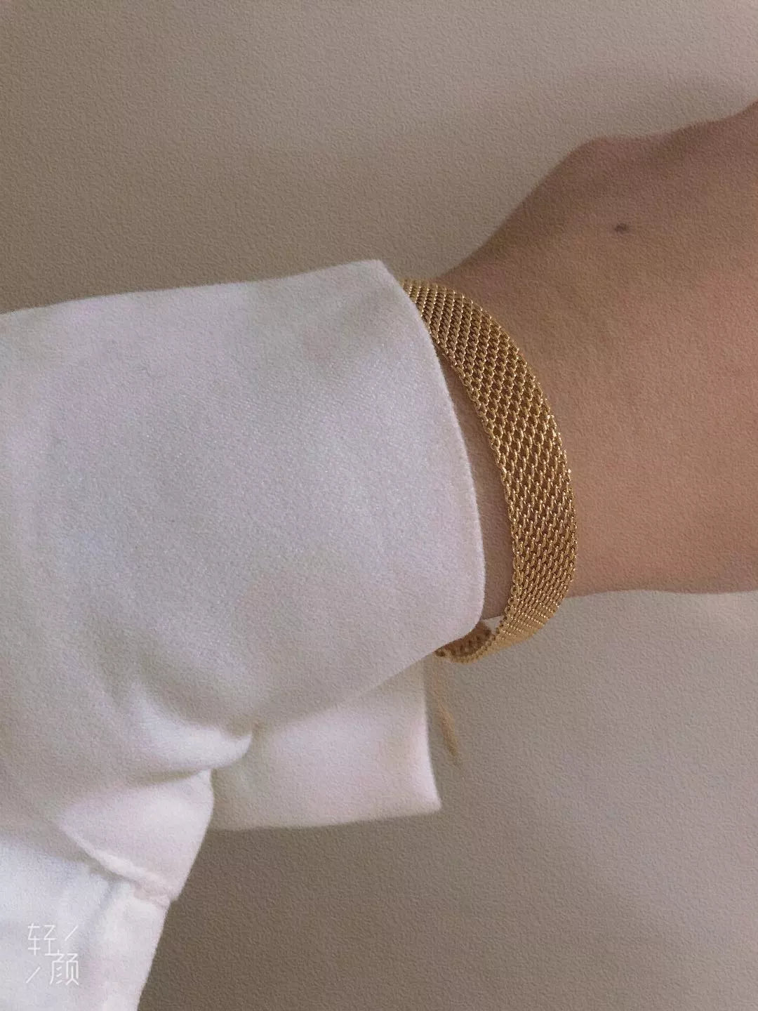 Cybele 18K Gold-Plated Mesh Bracelet